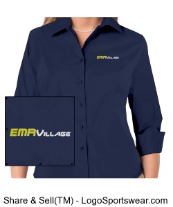 EMR Village - Ladies 3/4 length Shirt Design Zoom